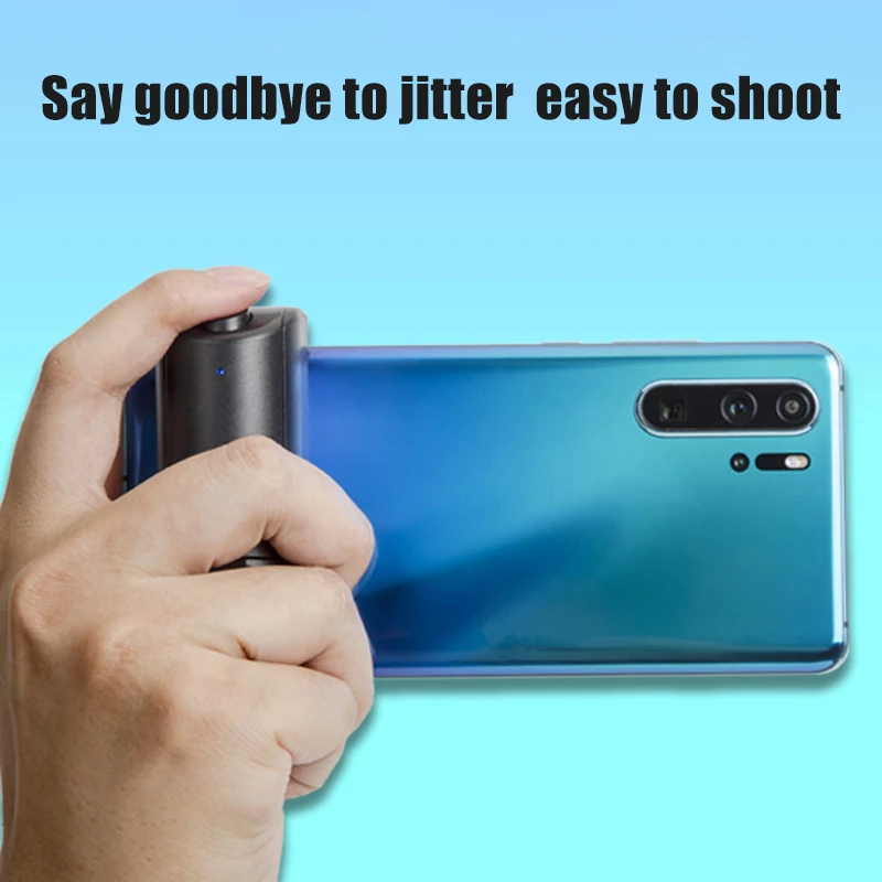 

Ergonomic Safe Handheld Shutter Remote Wireless Bluetooth Stabilization Lens Shutter Phone Holder GK99