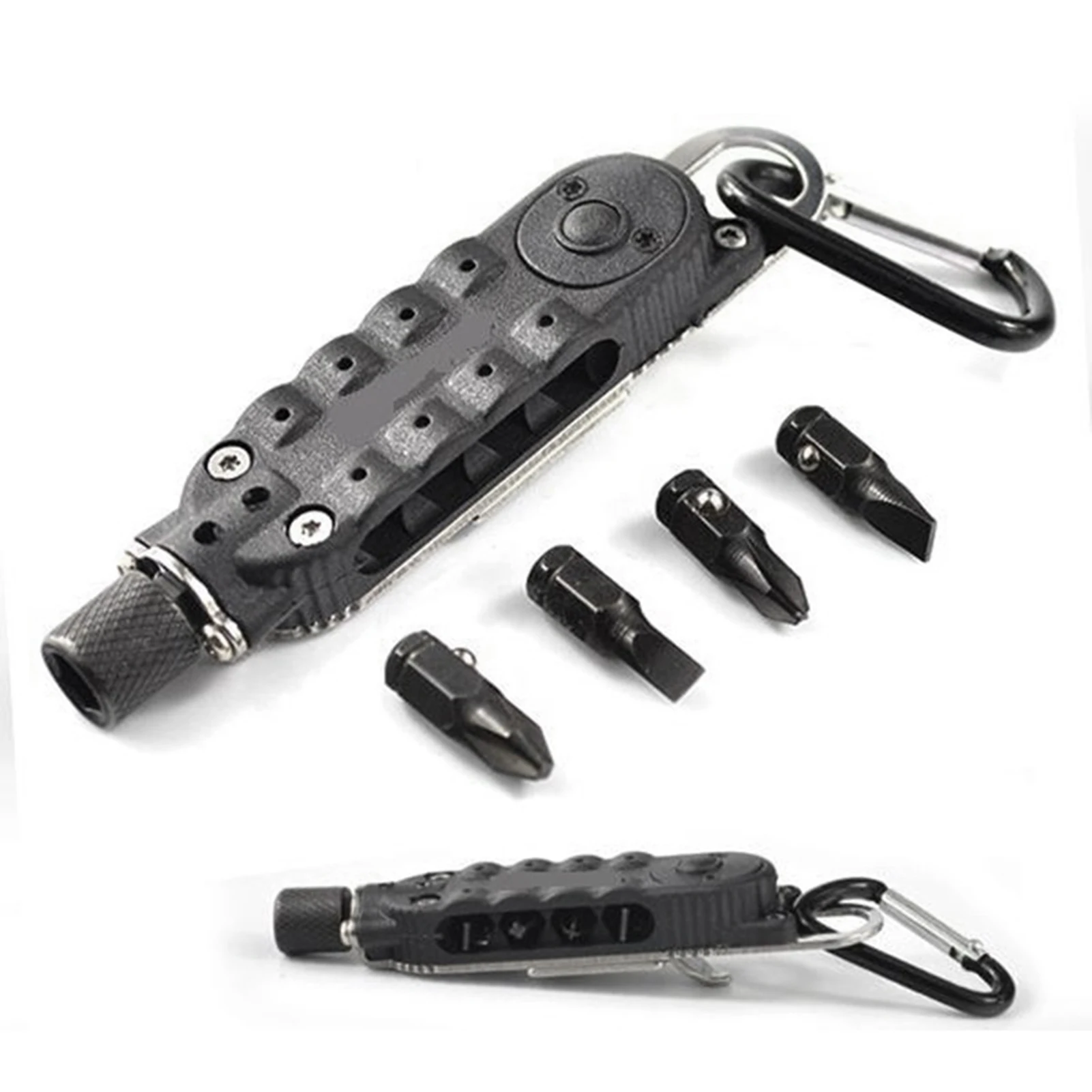 Multi-function Screwdriver Mini Portable Keychain Shape Outdoor Survival Combination Tools Bottle Opener | Спорт и развлечения