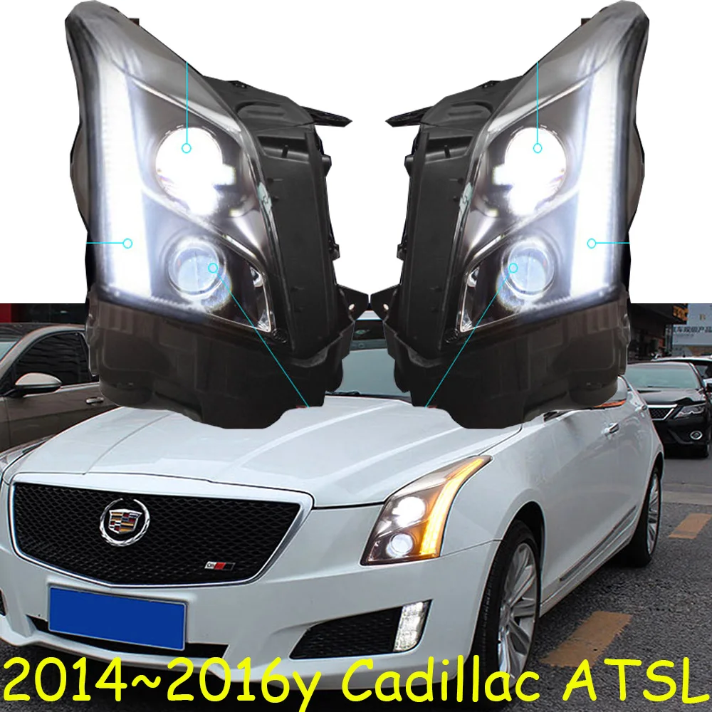 

car styling for Cadillac ATSL headlight,2014~2017,car accessories all in LED headlamp for Cadillac atsl daytime light