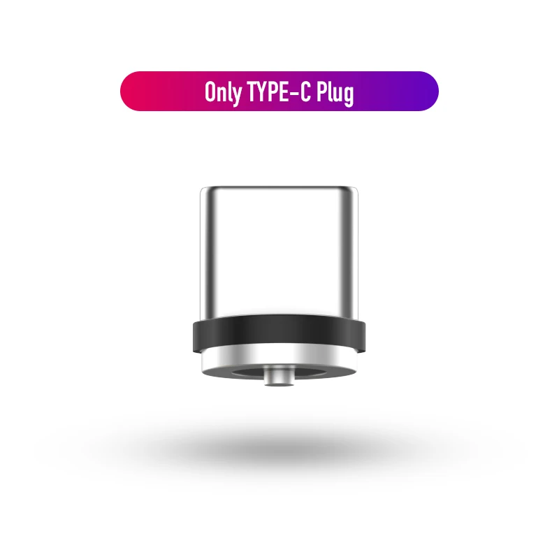 Магнитный USB кабель 3 в 1 телефонный кабель для быстрой зарядки для samsung huawei Xiaomi usb type C кабель Micro USB кабель Зарядное устройство USB шнур - Цвет: Only Type-C Plug