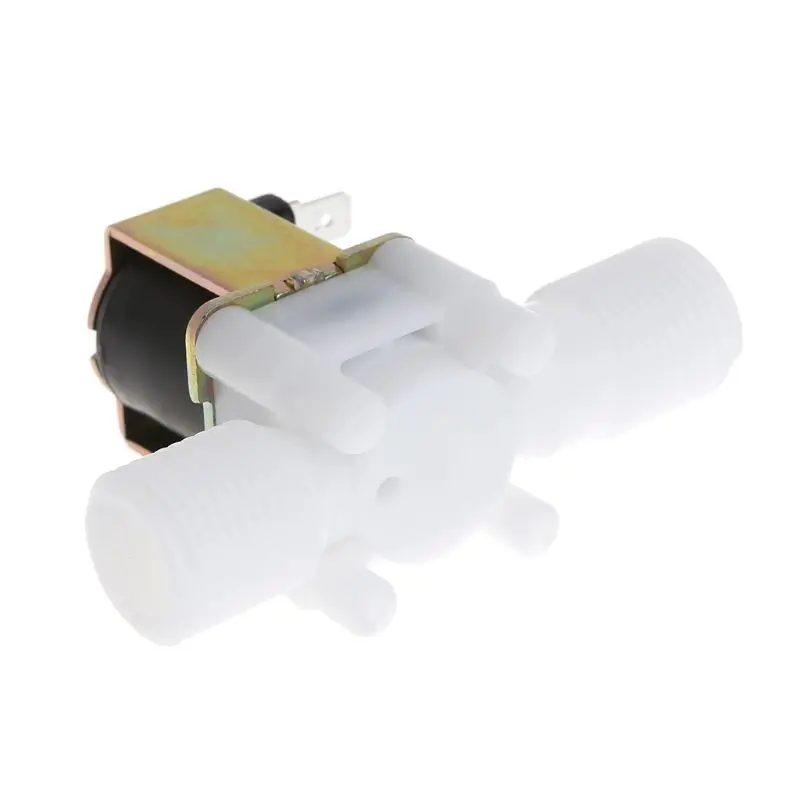 New 12V Electric Solenoid Valve Magnetic DC N/C Water Air Inlet Flow Switch 1/2"