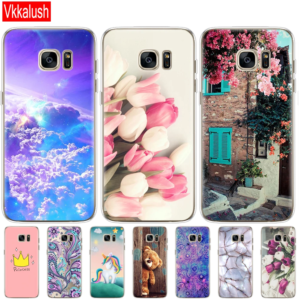 Мягкий силиконовый чехол из ТПУ для Samsung Galaxy S7 Edge G930F G930FD G930W8 телефона | Мобильные