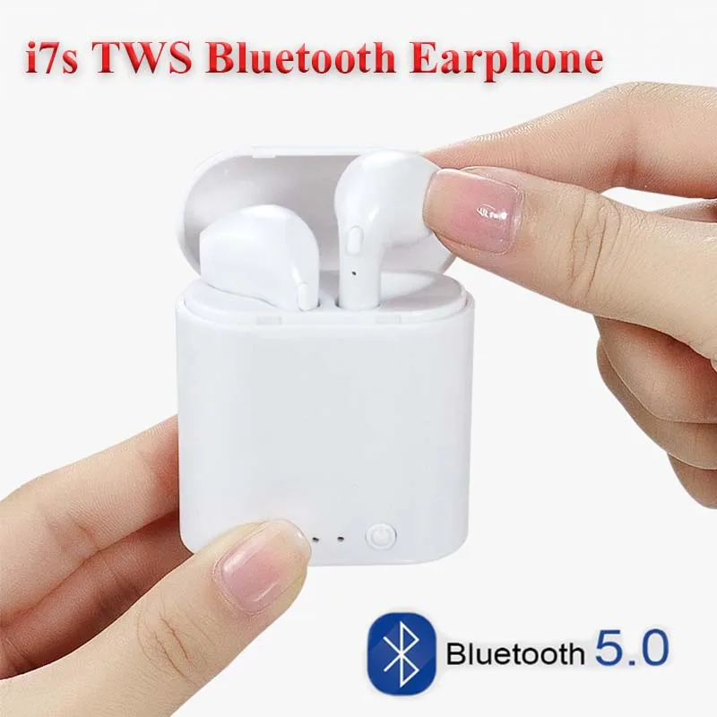 

i7s TWS Sport Bluetooth Headset with Stereo Wireless Microphone Wireless Headset Earphone for iPhone X Smart Phone Huawei Xiaomi