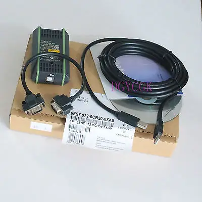 DHL/EMS 5 Sets*6ES7972-0CB20-0XA0 Cable adapter for for Original S7-200/300/400 PLC win7 win8 64bit-h2