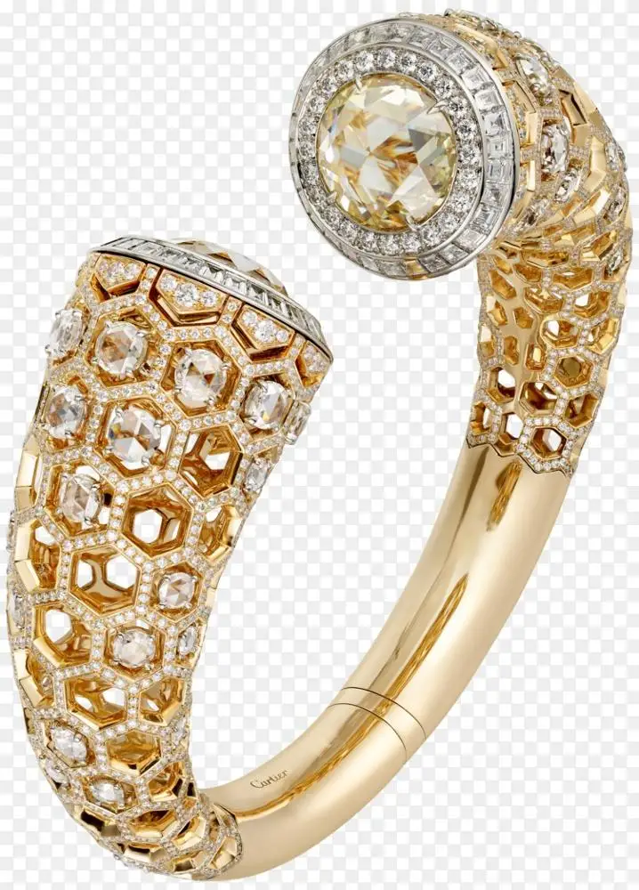 金卡地亚珠宝钻石切割戒指