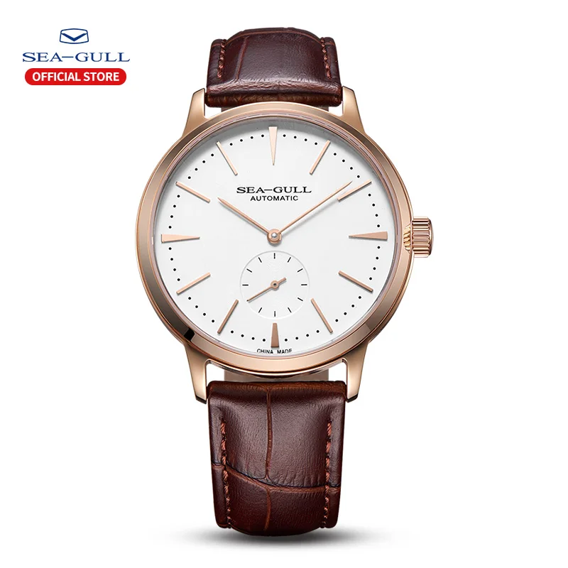 Часы наручные Seagull 819.22.6075 Мужские механические деловые водонепроницаемые с