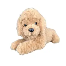 Реалистичная Пудель Собака Щенок в виде животного мягкая набивная кукла диван диване Декор Детская игрушка Забавные игрушки подарок на день рождения для детей