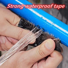 150cm Repair Tape Super Strong Waterproof Tape Adhesive Tape Fiber Stop Leaks  Self Bathroom Duct Sealing Fix Insulating Tape