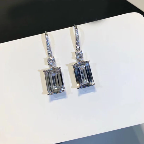 

Designer Fashion 925 Sterling Silver Jewelry 3A Cubic Zirconia Party Earring