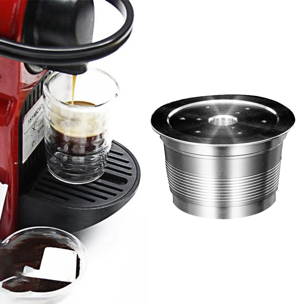 1 шт. кофе машина капсулы Pod чашки из нержавеющей стали многоразовые для Caffitaly аксессуары
