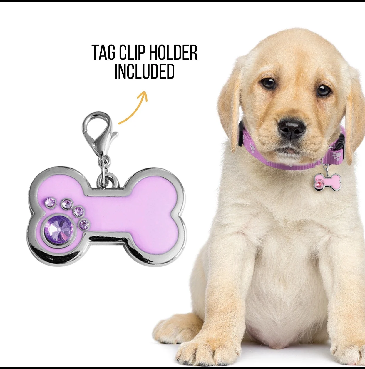 Personalized dog engraved tags ID collars personalized for pet pendants bone accessories | Дом и сад