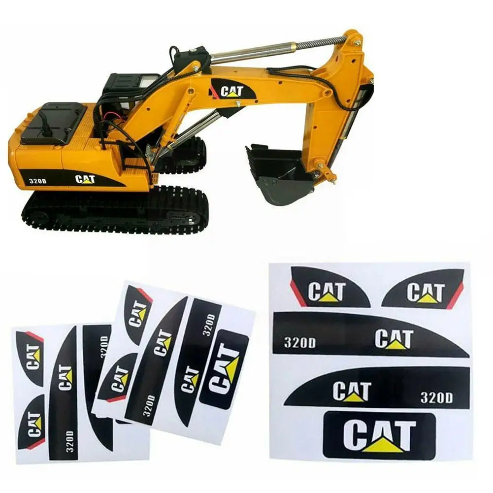 580 аксессуары 1:14 Twenty-three Channel Full Metal Accessories Carter стикер экскаватор Sticker CAT E9K2 | Игрушки