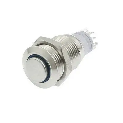 

Angel Eye Blue Led 16mm 24V SPDT Stainless Steel Latching Push Button Switch