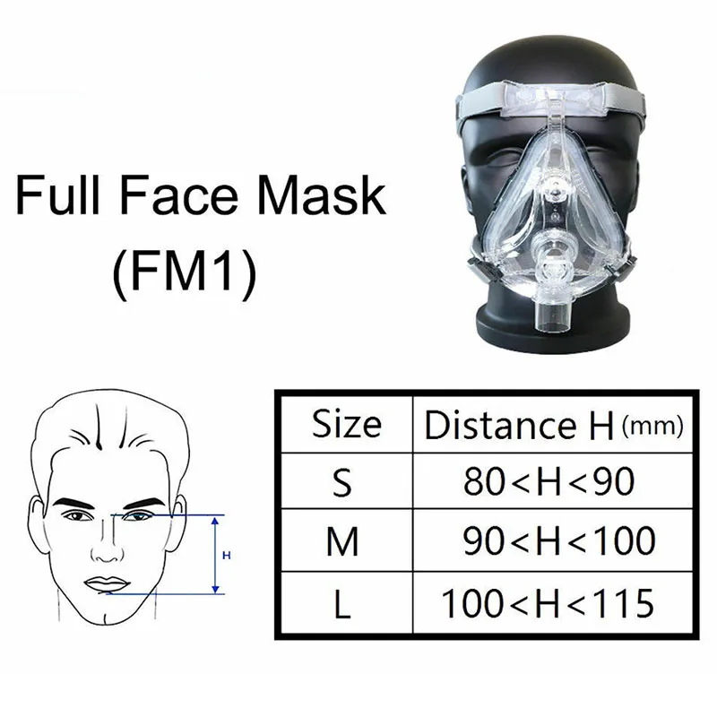 CPAP маска для носа, респиратор для сна и храпа, ремешок и головной убор для сна и храпа, силикагель, маска для лица
