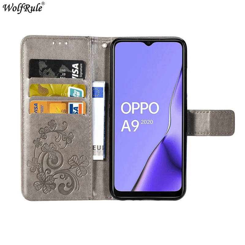 Для OPPO A5 чехол OPPO A9 бампер Флип PU держатель для карт кошелек чехол для телефона чехол для OPPO A5 Обложка A11X книга 6,5''