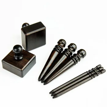 

smooth Slicker 3 styles Burnisher Wooden Craft Tools solid ebony Leather Edge Useful Quality Durable