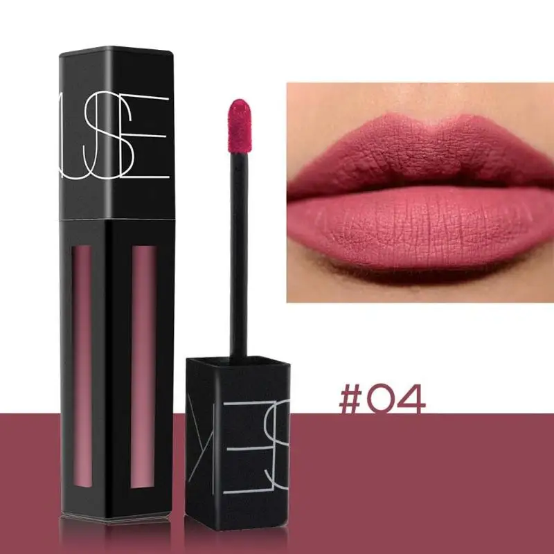 Матовый стойкий блеск для губ помада Увлажняющий макияж краска для губ Жидкость