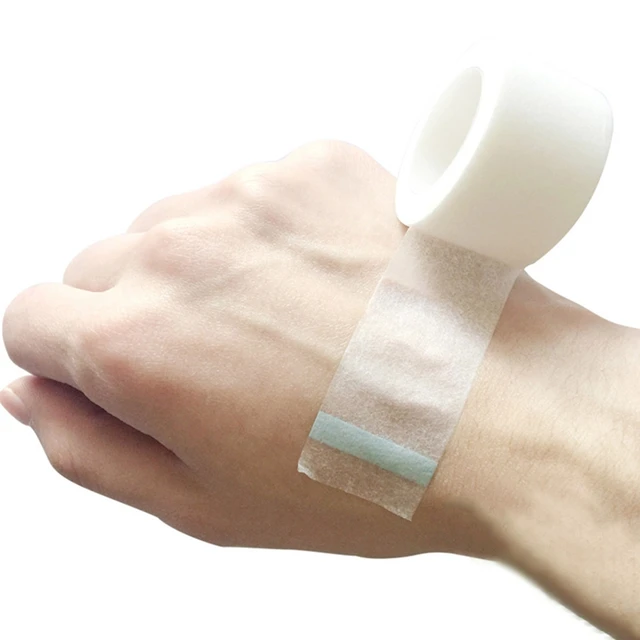 5cm/2.5cm/1.25cm Widths Transparent Medical Tape Breathable Tape Wound  Injury Care Available Quality