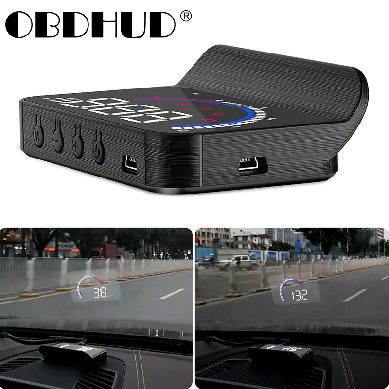 Проектор на лобовое стекло WiiYii M13 HUD OBD2 автомобильный индикатор уровня миль/ч |