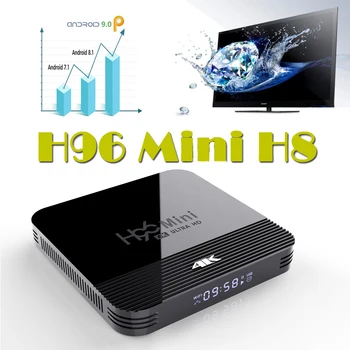 

H96 Mini H8 Android 9.0 TV Box RK3228A 28nm Quad core A7 2.4G/5G Wifi BT4.0 4K Set Top Box Google Player Youtube Media Player
