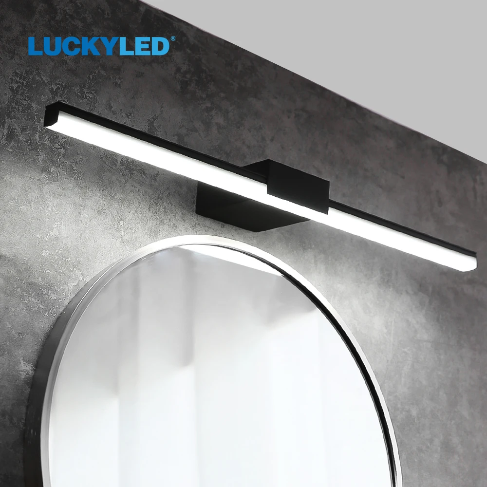 Luckyled Modern Led Bagno Luce 8W 12W Ac85-265V Lampada Da Parete Montaggio A Parete Lampade Applique Per Interni Lampada Da Parete Apparecchio