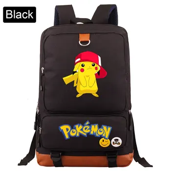 

New Fashion Cute Cartoon Pokemon Boy Girl Book School Bag Women Bagpack Teenagers Schoolbags Student Backpack