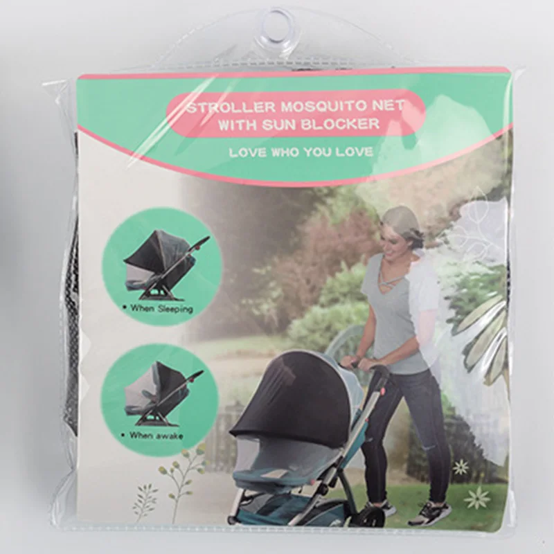 canopy and net 2in1 Parabebe/Аксессуары для детских колясок, универсальные рукавицы для прогулок с коляской, теплые, kinderwaga, металлический органайзер, сумка для коляски, дождевик, муфта для рук - Цвет: canopy and net 2in1
