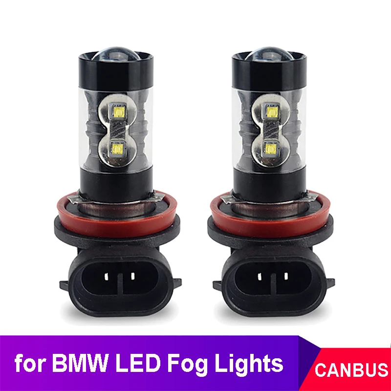 2 шт. Canbus H9 H8 H11 Светодиодный ные противотумансветильник ры для BMW E46 E90 E60 E39 E87 X5 E53 E70