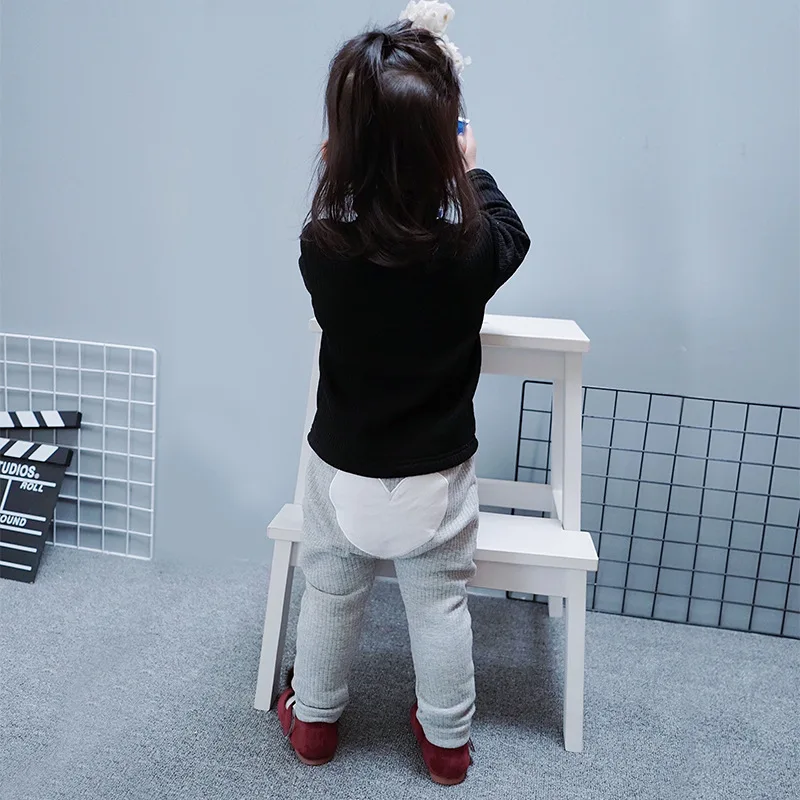 Новинка года; стильная детская одежда; сезон осень-зима; брюки из хлопка с рисунком; бархатные детские брюки с вышивкой для малышей