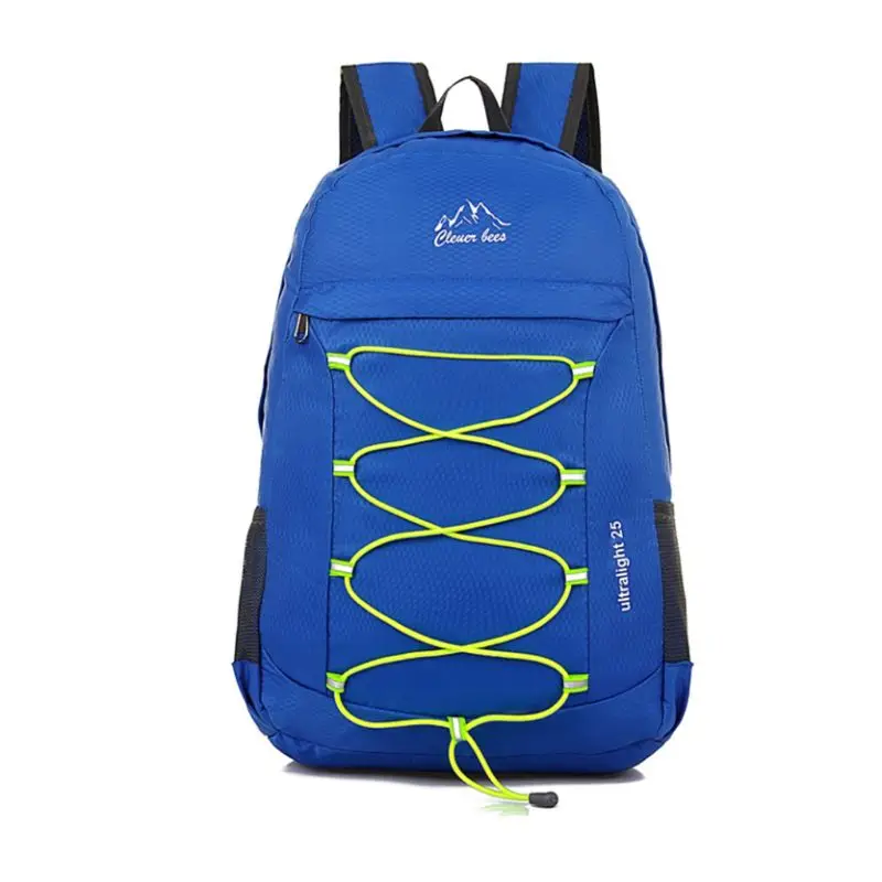 Outdoor Sports Backpack Shoulder Hiking Travel Folding Ultralight Daypack Bag - Цвет: Синий