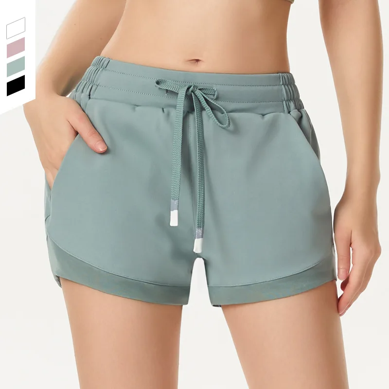 Women High Waist Sports Shorts 1