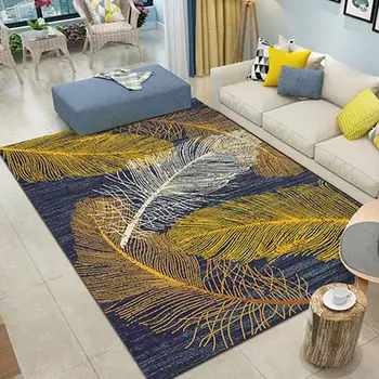 

Door Mat Geometric Two Size Anti Slip Bathroom Area Rugs Household Foot Pad Floor Mat Polyester Water-Absorbing Home
