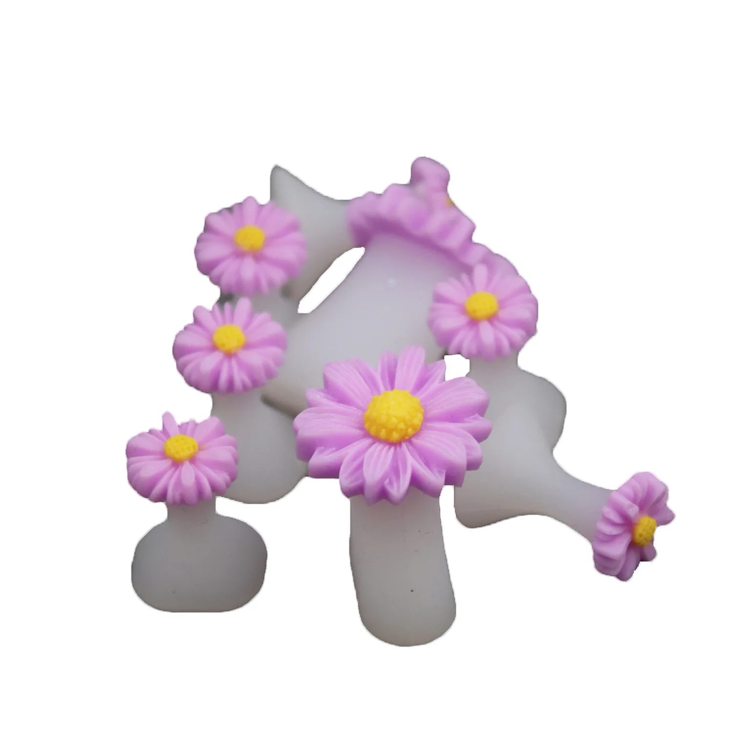 Daisy Silicone Toe Separator Foot Finger Divider Manicure Pedicure Care Nail Art Tool 8pcs