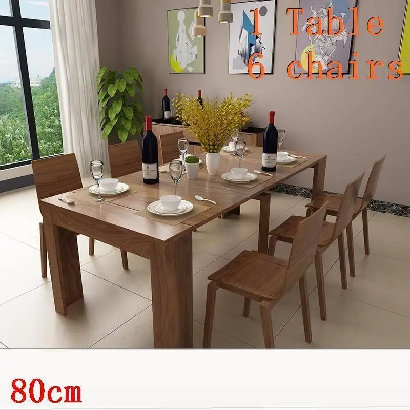 Comedores Mueble Salle A Manger модерн таволо да пранзо комнатный набор Tafel Wood Comedor стол Bureau Mesa De Jantar обеденный стол - Цвет: Number 8