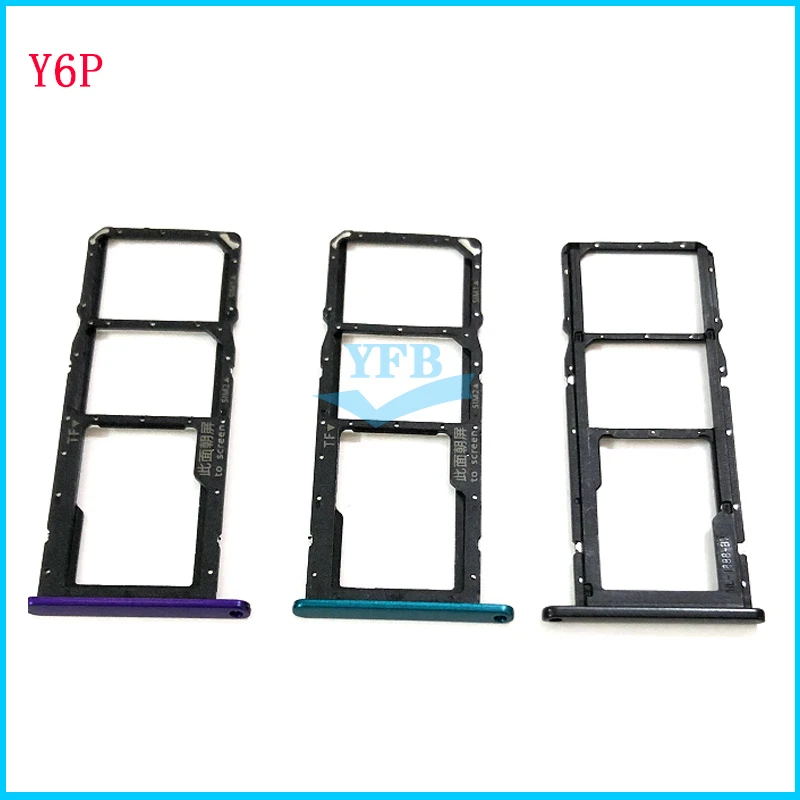 For Huawei Y6p Y7p Reader Sim Sd Card Tray Holder Slot Adapter Replacement Part Sim Card Adapters Aliexpress