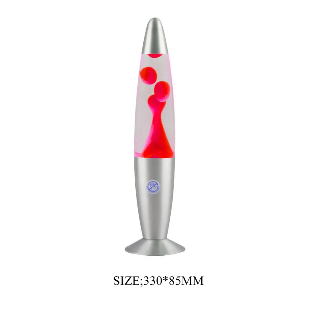 110V Novelty Lava Lamp Wax Volcano Night Light Metal Base Jellyfish Nightlight Glare Incandescent Lava Lighting Lamp