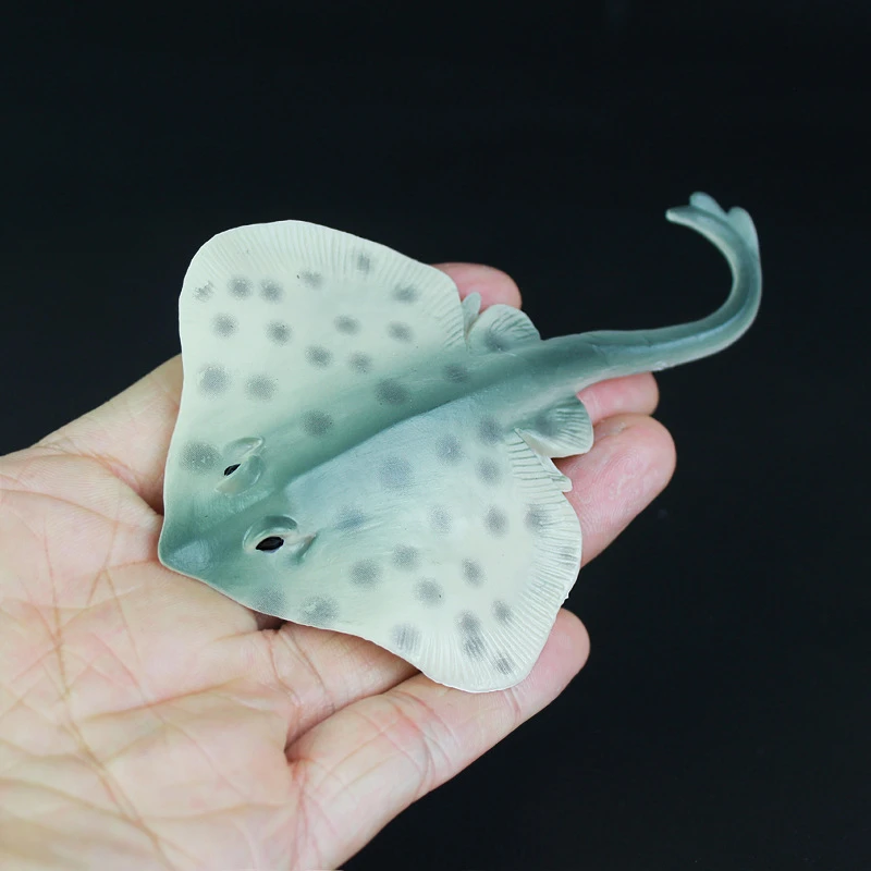 One Piece Mini Real Life Undersea Animal Model Plastic Simulation Ray Doll Gift Xf2752 Figurines Miniatures Aliexpress