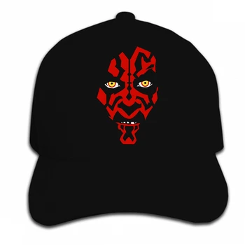 

Print Custom Baseball Cap Funny Men Women novelty Darth Maul Hooded Face Creeping Graphic Hat Peaked cap