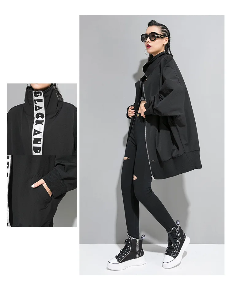 Max LuLu новая Корейская женская одежда в стиле панк женские черные винтажные тренчи полосатые негабаритные ветровки Повседневная Уличная одежда