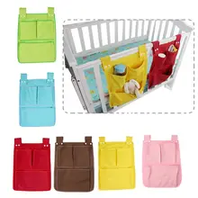 Мультяшная Подвеска для детской комнаты, сумка для хранения, карман для пеленок для новорожденных, Комплект постельного белья для детской кроватки, органайзер для детской кроватки 45*35 см