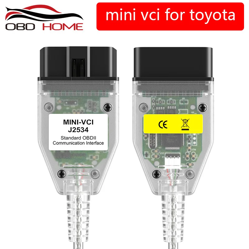 Автомобильные аксессуары OBD2 MINI VCI V14.20.019 TIS Techstream MINIVCI J2534 FTDI FT232RL чип