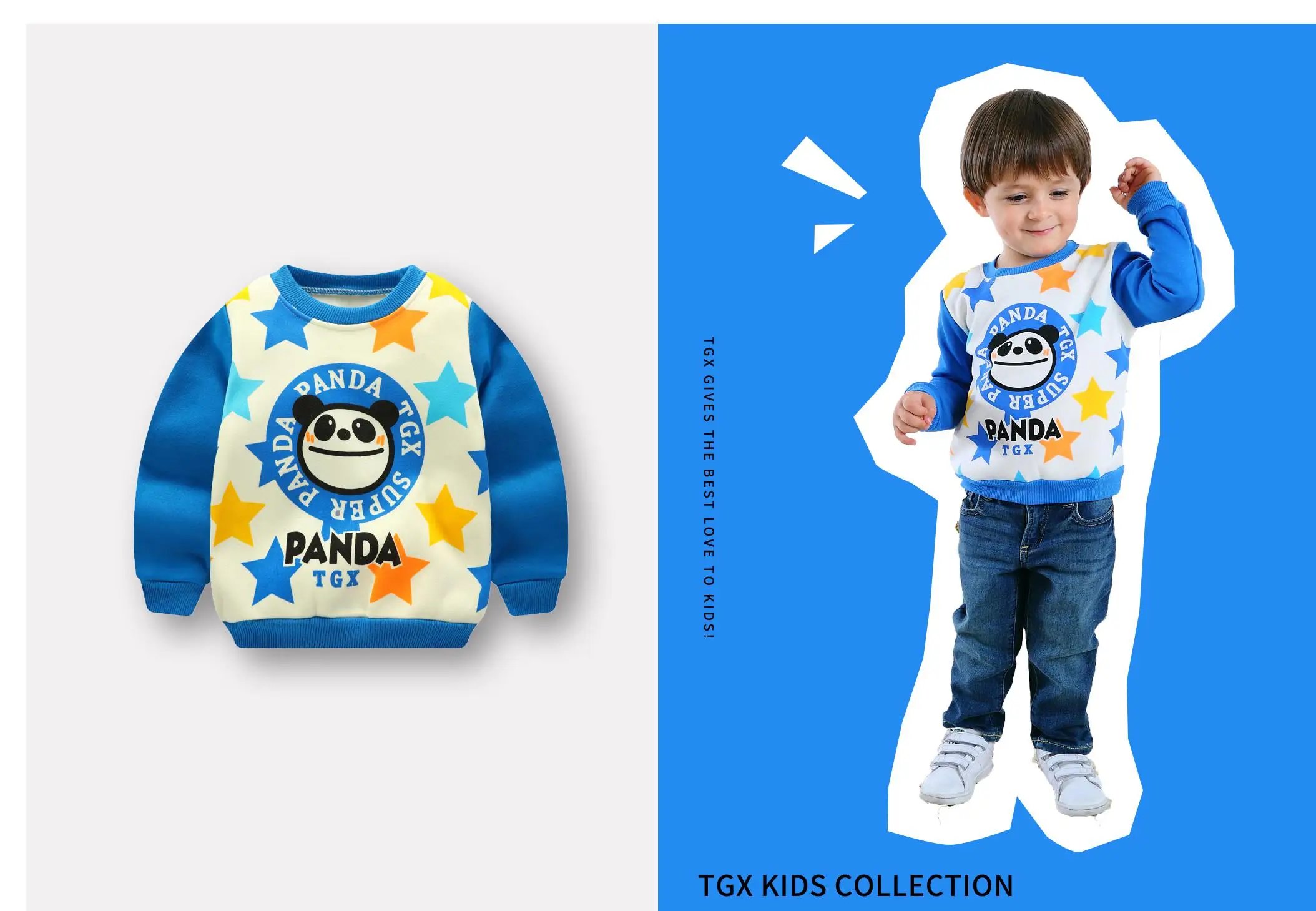 Детские толстовки с капюшоном, топы, футболка с длинными рукавами, детская осенне-зимняя одежда, Повседневный свитер с рисунком для маленьких мальчиков и девочек - Цвет: P17