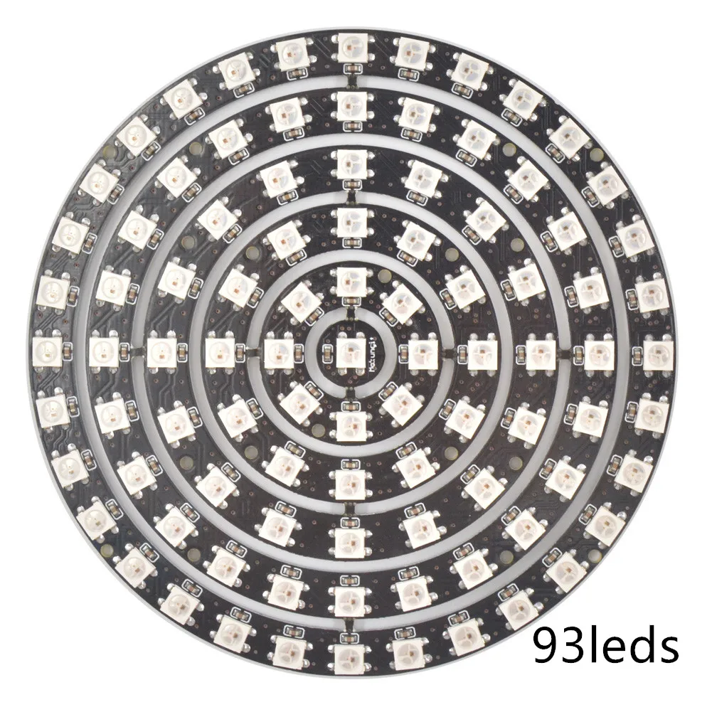 WS2812B SK6812 RGB RGBW кольцо 93 241 Led s 5050 + теплый белый/RGB белый светодиодный кольцевой