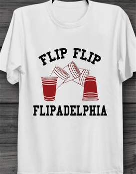 

Flip Flip Flipadelphia Always Sunny In Philadelphia Retro Unisex T-Shirt B67 Hip-hop Tops Tee Shirt