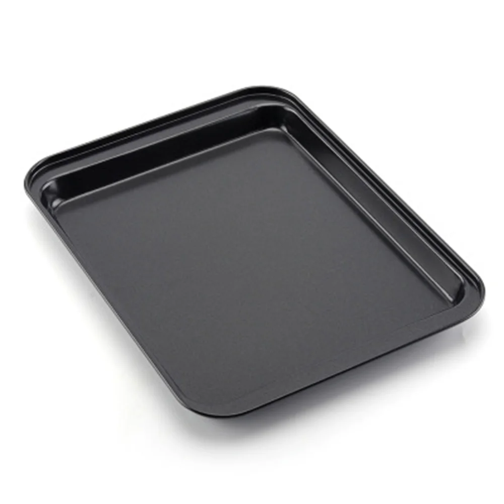 

10inch Rectangular Non-Stick Bread Cake Baking Tray Baking Tray Oven Rectangular Black Baking Tray Diy Baking Kitchen Tool