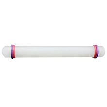 1 шт. 9 дюймов пластиковые антипригарные помадка Скалка помадка торт тесто ролик украшения торт ролик с скользящим инструменты для приготовления пасты