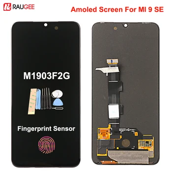 

Amoled Screen For Xaomi MI 9 SE Display With Fingerprint Sensor Function 10 Touch LCD Display For Xiaomi Mi9 SE M1903F2G Global