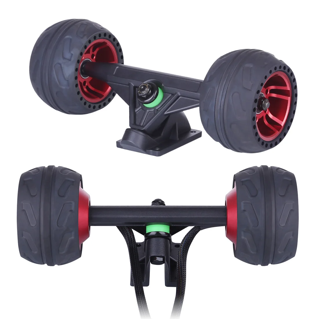 US $228.99 105LMH Hub Motor Set Electric Skateboard Accessories High Quality Red black Hub Motor Front Wheel Trucks