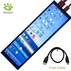 7.84 Polegada 1280*400 painel de exibição lcd tm078xyhp10 interface mipi HD MI usb placa motorista para monitor de jogos framboesa