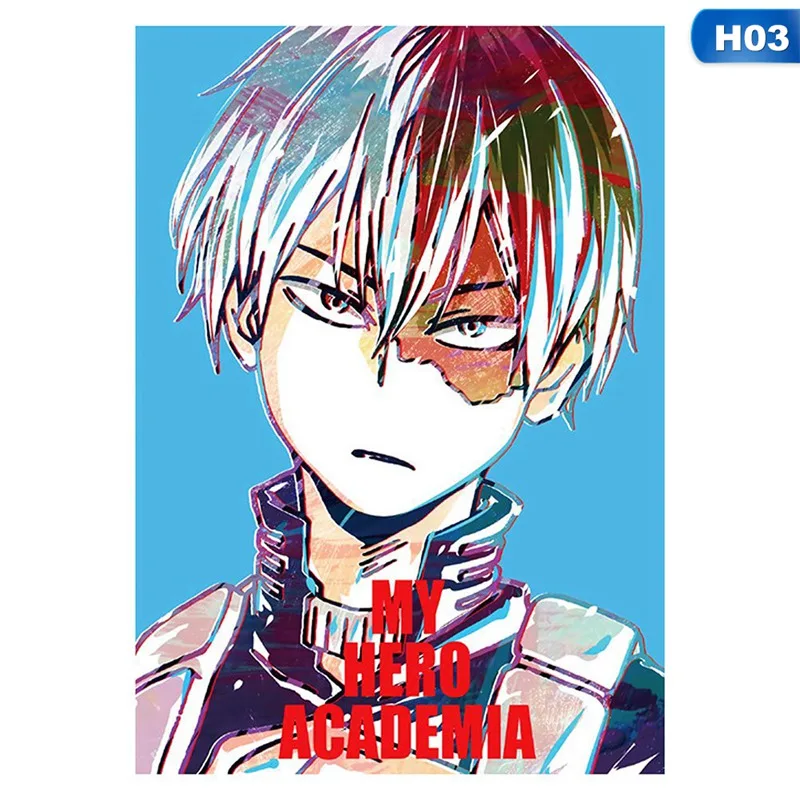 My Hero Academy свиток живопись японского аниме настенные подвесные плакаты на холсте плакат украшение для дома